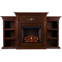 Killian Electric Fireplace with Bookcases