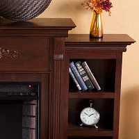 Killian Electric Fireplace with Bookcases