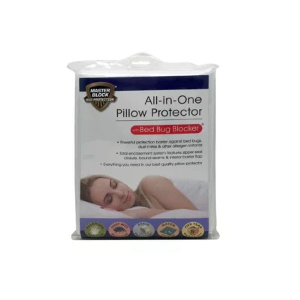 Levinsohn All In One Bed Block Zippered Pillow Protectors