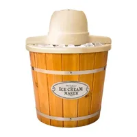 Nostalgia™ WICM4L 4-qt. Electric Ice Cream Maker with Wood Slatted Bucket