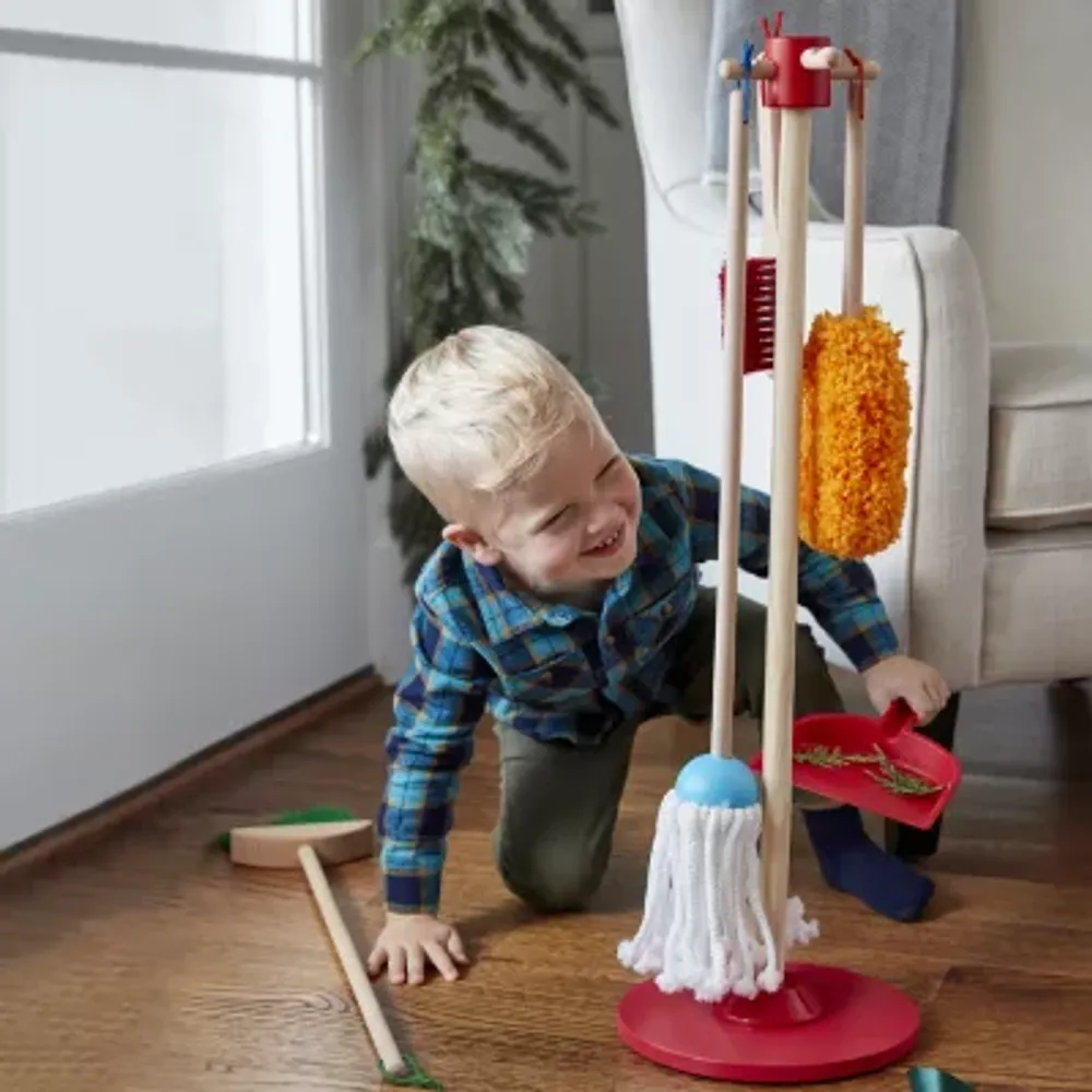 Melissa & Doug Lets Play House! Dust  Sweep & Mop Housekeeping Toy