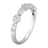 3/8 CT. T.W. Natural White Diamond 10K White Gold Band