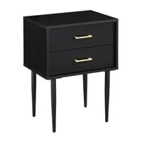 Olivia Two-Drawer Side Table