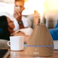 Pure Enrichment Purespa Natural Wood Aroma Oil Diffuser