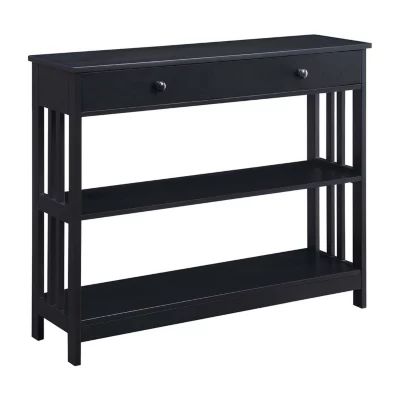 Convenience Concepts Mission 1-Drawer Console Table