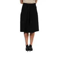 24seven Comfort Apparel Womens Mid Rise A-Line Skirt