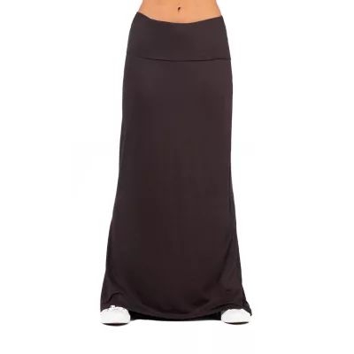 24seven Comfort Apparel Womens Mid Rise Maxi Skirt