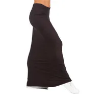 24seven Comfort Apparel Womens Mid Rise Maxi Skirt