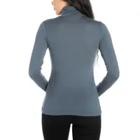 24/7 Comfort Apparel Long Sleeve Turtleneck Womens Classic Tee