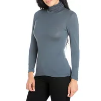 24/7 Comfort Apparel Long Sleeve Turtleneck Womens Classic Tee