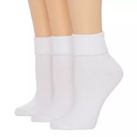 Mixit 3 Pair Turncuff Socks Womens