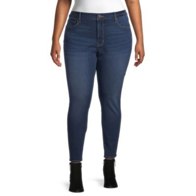 a.n.a - Plus Stretch Fabric Womens High Rise Skinny Fit Jean