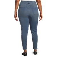 a.n.a - Plus Womens High Rise Skinny Ankle Jean