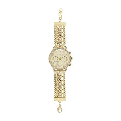 Kendall + Kylie Womens Gold Tone Bracelet Watch 14668g-42-A27
