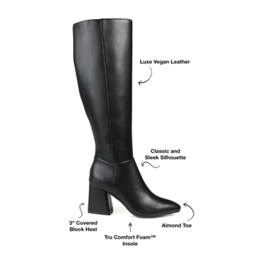 Journee Collection Womens Landree Block Heel Riding Boots