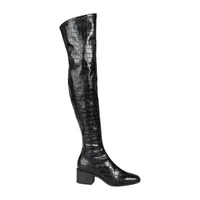 Journee Collection Womens Mariana Block Heel Over the Knee Boots