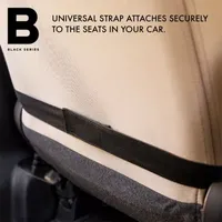 The Black Series Heated Auto Seat Cushion, Low and High Heat Modes, Secure Fit, Universal For Any Car