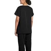 Jockey 2480 Sleek Womens Henley Neck Stretch Fabric Short Sleeve Scrub Top