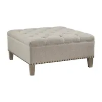 Madison Park Alice Living Room Collection Upholstered Ottoman