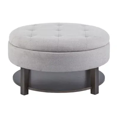 Madison Park Javier Living Room Collection Upholstered Ottoman
