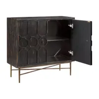 Madison Park Eddy Living Room Collection Storage Accent Cabinets