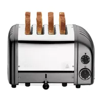 Dualit 4 Slice NewGen Metallic Charcoal Toaster