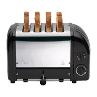 Dualit 4 Slice NewGen Matte Black Toaster