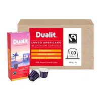 Dualit Lungo Aluminum 100 Espresso Capsules