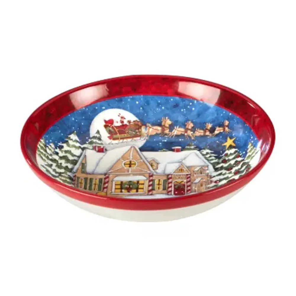 Certified International Santa's Workshop Serving Bowl