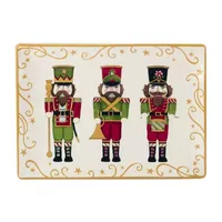 Certified International Holiday Magic Nutcracker Serving Platter