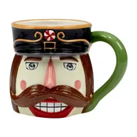 Certified International Holiday Magic Nutcracker 4-pc. Mug Set