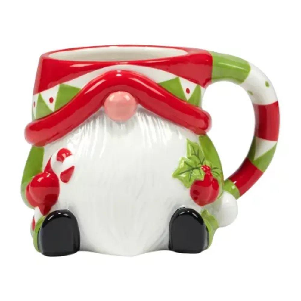 Certified International Holiday Magic Gnomes 4-pc. Mug Set