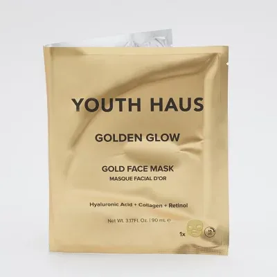 Youth Haus Golden Glow Face Mask Single