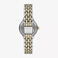 Womens Crystal Accent Two Tone 3-pc. Watch Boxed Set Fmdjset719