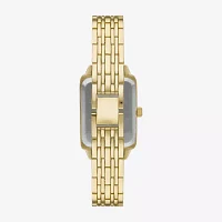 Geneva Womens Crystal Accent Gold Tone Bracelet Watch Fmdjm300