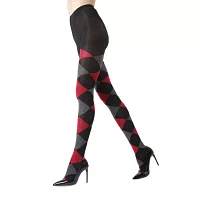 MeMoi Textured Argyle Sweater 1 Pair Tights