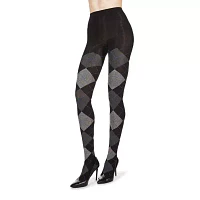 MeMoi Textured Argyle Sweater 1 Pair Tights