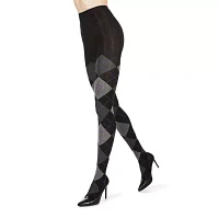 MeMoi Textured Argyle Sweater 1 Pair Tights