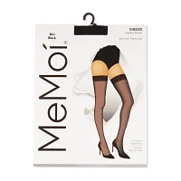 MeMoi Crystal Sheer Thigh Highs