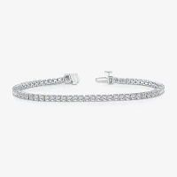 (I1/ I) 4 CT. T.W. Lab Grown White Diamond 10K or Yellow Gold 7 Inch Tennis Bracelet