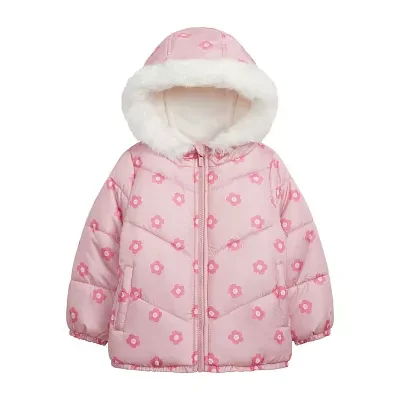 Carter's Baby Girls Water Resistant Heavyweight Floral Snow Suit