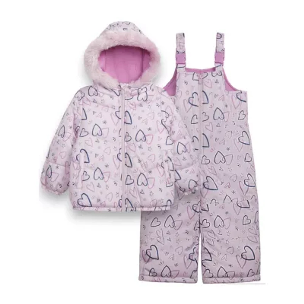 Carter's Baby Unisex Water Resistant Heavyweight Hearts Snow Suit