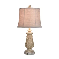 Stylecraft 13 W Gray Wash Table Lamp