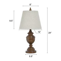 Stylecraft 12 W French Oak Table Lamp