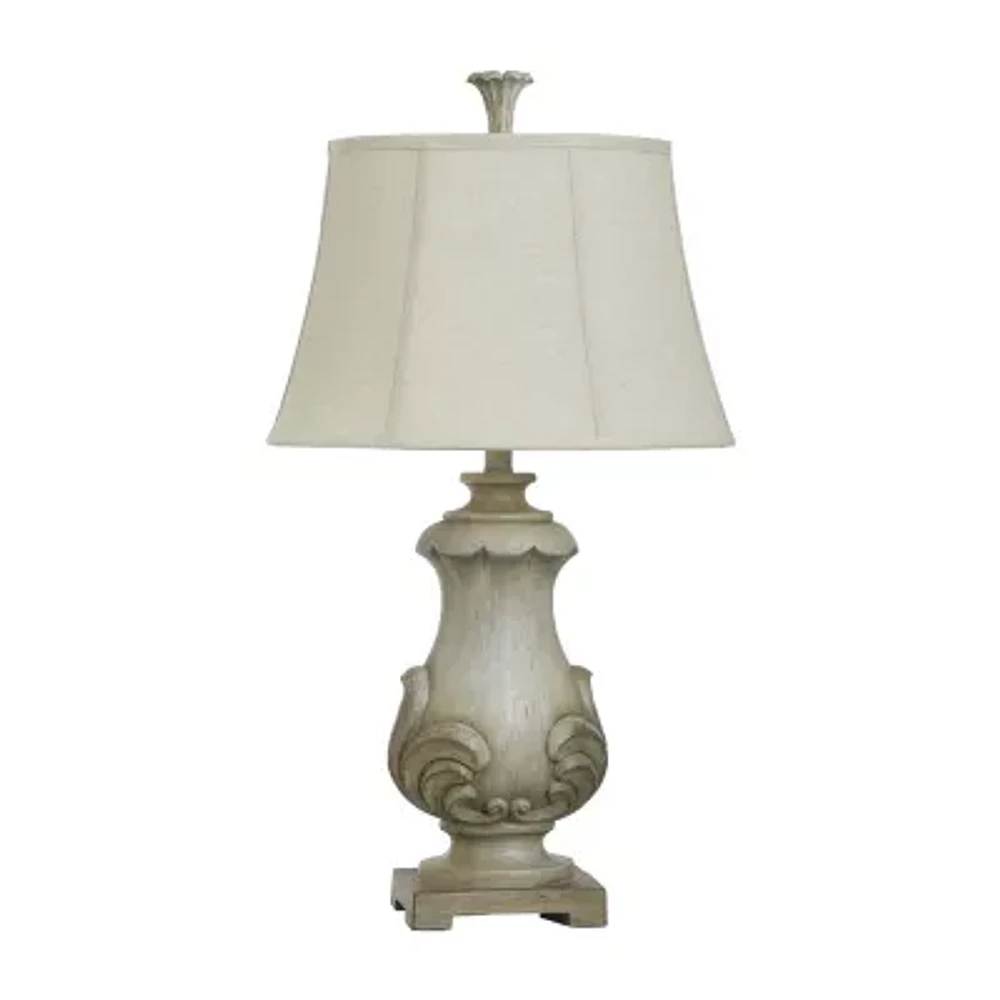 Stylecraft 16.5 W Chrysta Cream Table Lamp