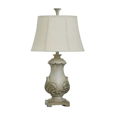 Stylecraft 16.5 W Chrysta Cream Table Lamp