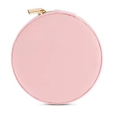 Pink Sky Cross Hatch Jewelry Case