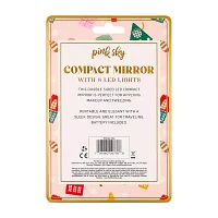 Pink Sky LED Compact Mirror