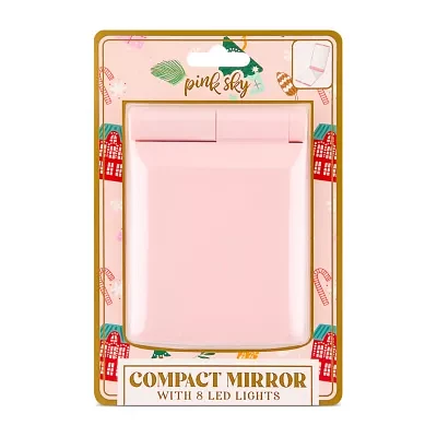 Pink Sky LED Compact Mirror