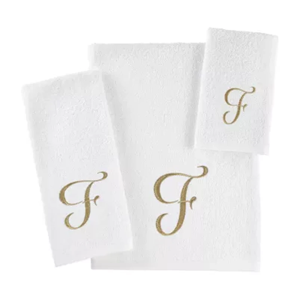 Avanti Monogram 3-pc. Bath Towel Set